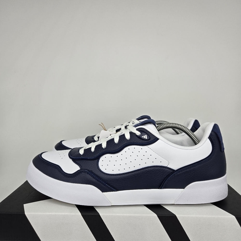 Adidas Retrocross 25 Spikeless Golf White Collegiate Navy Men's Shoes Size 11.5